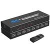 HDMI Switcher HDMI Selector 7 Inputs 1 Output HDM I Switcher HDM I Compatible HDM I Switcher HDR10 3D 18Gbps Switchable Remote Control Included