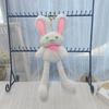 Pulling Ears Rabbit Plush Toy Bag Pendant Bunny Doll Children Keychain Gifts