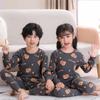 Children's thermal underwear, multi-color cartoon printing, cotton material, two-piece set of boys and girls pajamas in autumn and winter