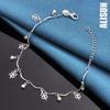 925 Sterling Silver AAA Zircon Clover Bracele Fashionable Wedding Jewelry