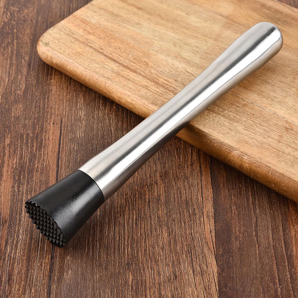 Stainless Steel Cocktail Muddler Mojito Muddlers Drink Muddler Ice Crushing Bar Ideal Bartender