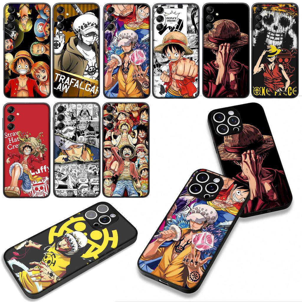 Cover for Apple iPhone 16 15 14 Plus 13 12 Mini 17 Pro Max + ProMax 16E Air Phone Case Trafalgar Water One Pieces Luffy Law