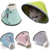 Lightweight Elizabethan Collars Anti-bite Cat Wound Recovery Sleeve Cute Cat Cone Collar  Dogs
