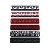 3D Металлическая Стилизация Wolfsburg Edition Буквенный Значок Наклейка на Задний Багажник Автомобиля Для VW GTI Golf 2 3 4 5 6 7 MK2 MK3 MK4 Beetle Jetta