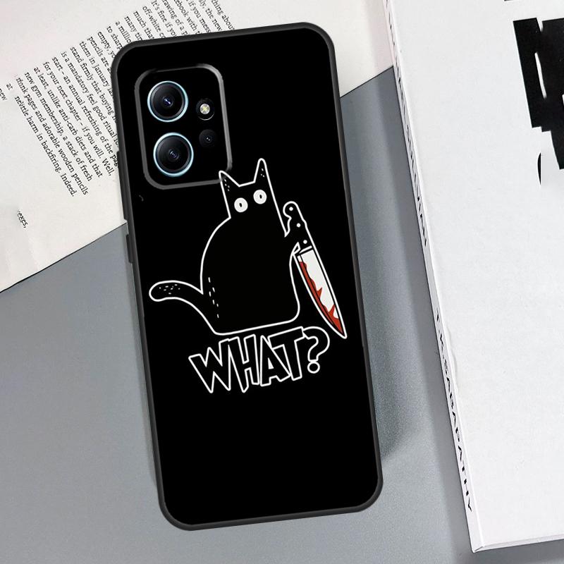 Чехол 'Черная кошка-ведьма' для Xiaomi Redmi Note 13 11 10 12 14 15 Pro Plus Чехол для Redmi 15 15C 14C 10C 13C 12C