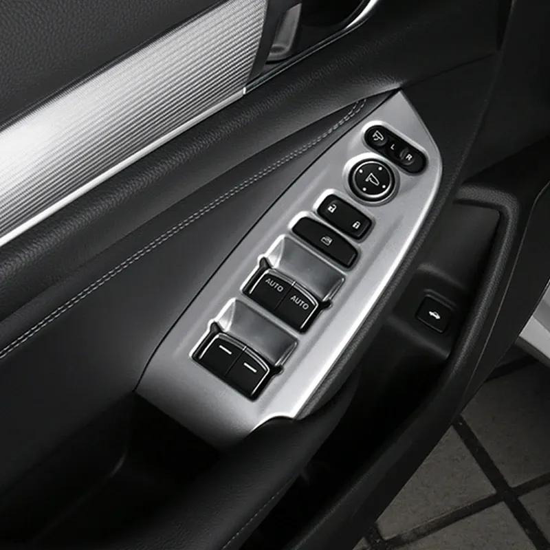 Для Honda Accord X 10-го поколения 2018 Гибридный ABS Декоративные накладки на кнопки стеклоподъемника дверей автомобиля Аксессуары
