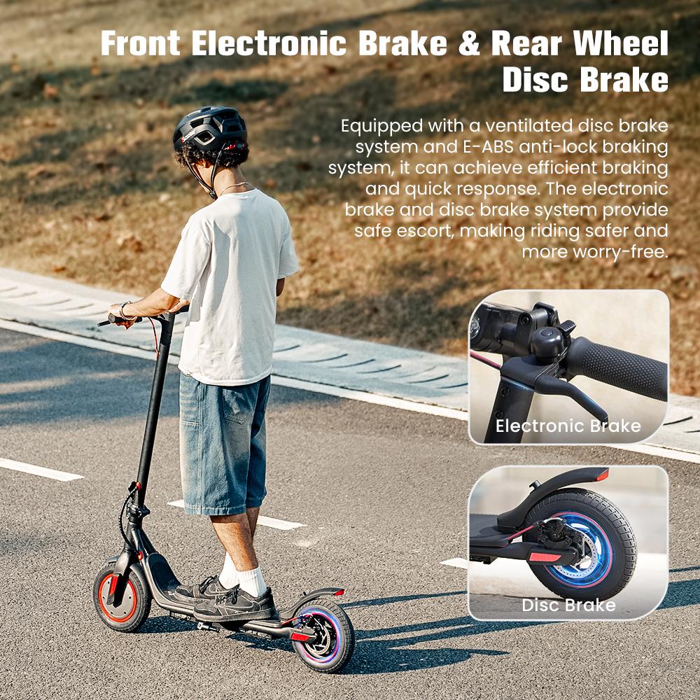 iScooter I9M 10 Inch Electric Scooter 7.5Ah 500W Motor 35km/h 30KM Range Disc Brake Foldable With App