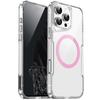 Прозрачный ударопрочный акриловый чехол Magsafe для iPhone 16 Pro Max 15 14 13 Plus Защита камеры Магнитный ударопрочный прозрачный чехол
