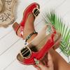 Summer New Plus Size Women's High Heel Sandals Fish Mouth Shoes