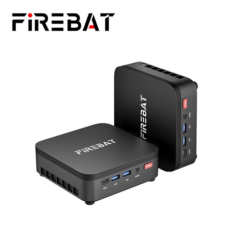 FIREBAT Мини-ПК R3 AMD Ryzen 3 4300U 8 ГБ/16 ГБ ОЗУ LPDDR4 256 ГБ/512 ГБ SSD M.2 SATA Windows 11 Pro Настольный компьютер WiFi6 BT5.2