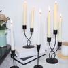 Elegant Metal Candle Holder Nordic Styles Decorative Iron Tapered Candle Stand Candlestick for Home Table Centerpieces