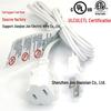 UL Certified US 2-Pin Extension Cord NEMA 1-15P/1-15R