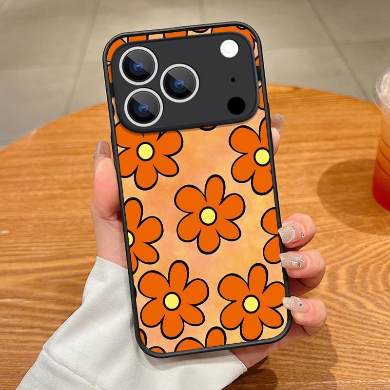 Translucent Matte Magnetic Case For iPhone 17 16 15 Pro 14 13 Pro Max 16e 17e For Magsafe Oil Painting Flower Hard PC Back Cover