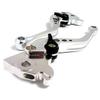 MAXIMASELECT Brake and Clutch Lever Set and with Adjustable Angle Function for Majesty Cygnus and SMAX (Left Right) (Silver) S, X, SR, BW'S, R,