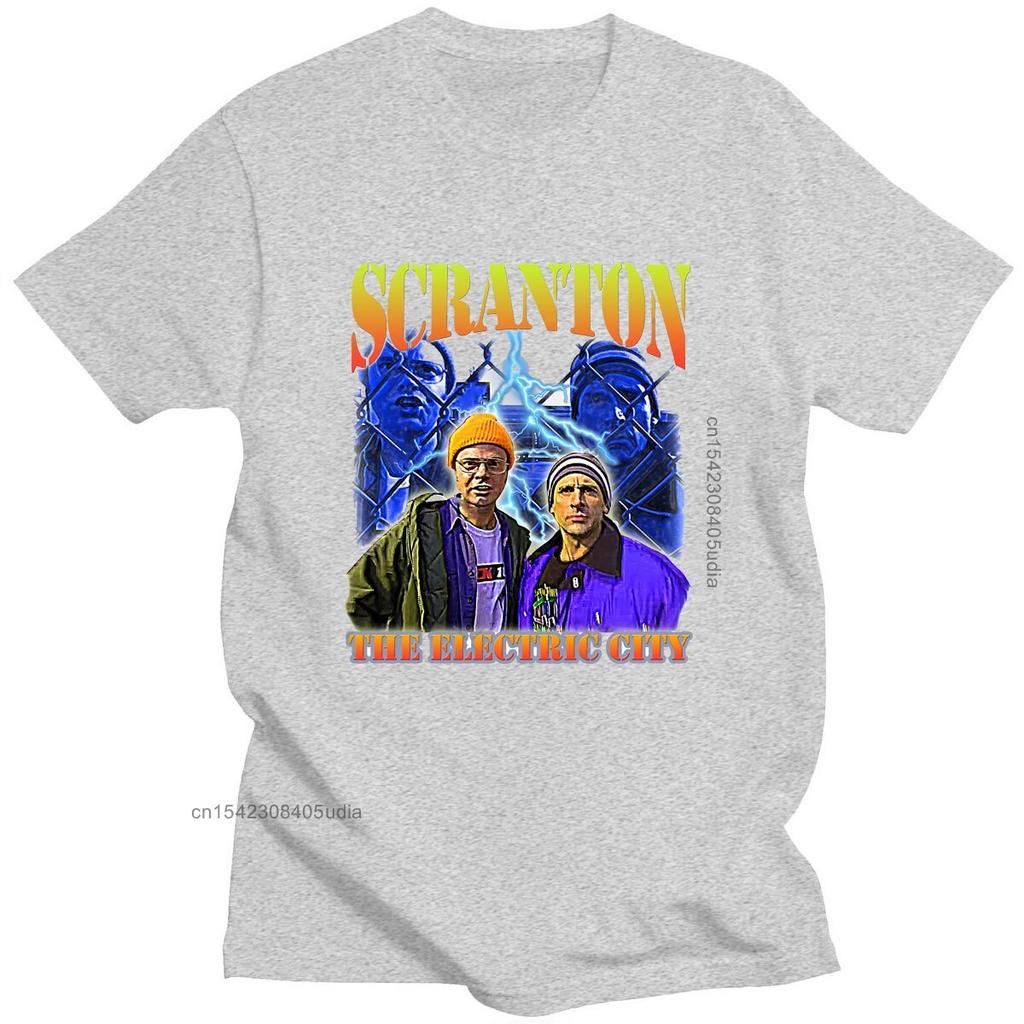 Оверсайз футболка The Office Dunder Mifflin Дуайт ТВ-шоу Скрантон Футболки Мужской Бренд Мужские Винтажная Хлопковая Футболка Уникальные Топы