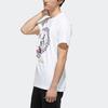 adidas Neo Disney с принтом Микки Мауса, спортивная футболка с круглым вырезом, прямая футболка с короткими рукавами, мужские топы, белые GE7775