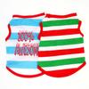 Pet Clothing, New Spring and Summer Models, Cat and Dog Pet Clothes, Breathable Striped Vest