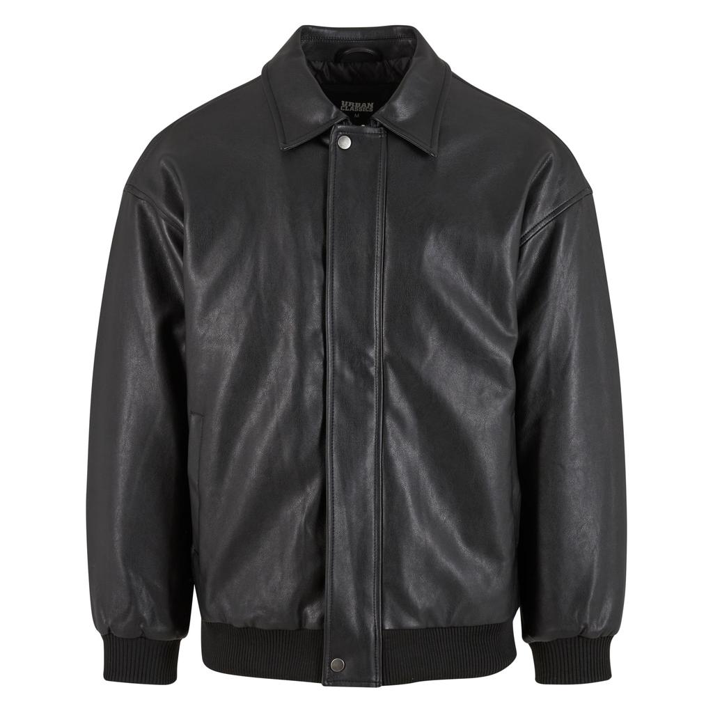 Urban Classics Mens Synthetic Leather Blouson Jacket
