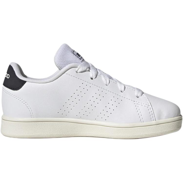 adidas Neo Advantage Повседневные Модные Универсальные Прочные Низкие Кеды для Скейтборда Детские Кроссовки Белый Черный GW6487