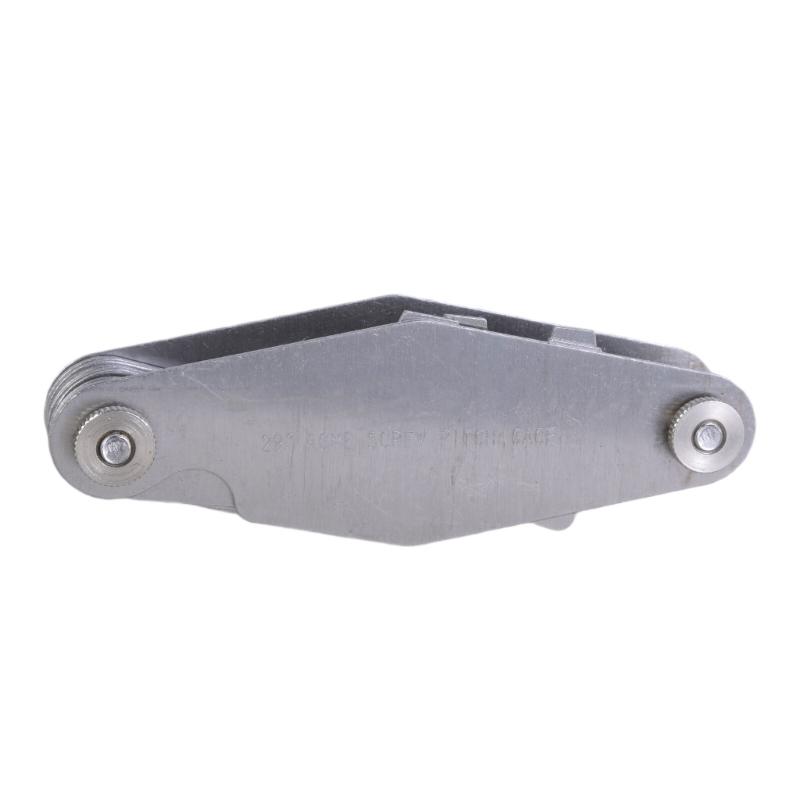 Нержавеющий резьбомер с Т-образной резьбой 29° Резьбомер Инструмент для измерения резьбы для промышленных измерений