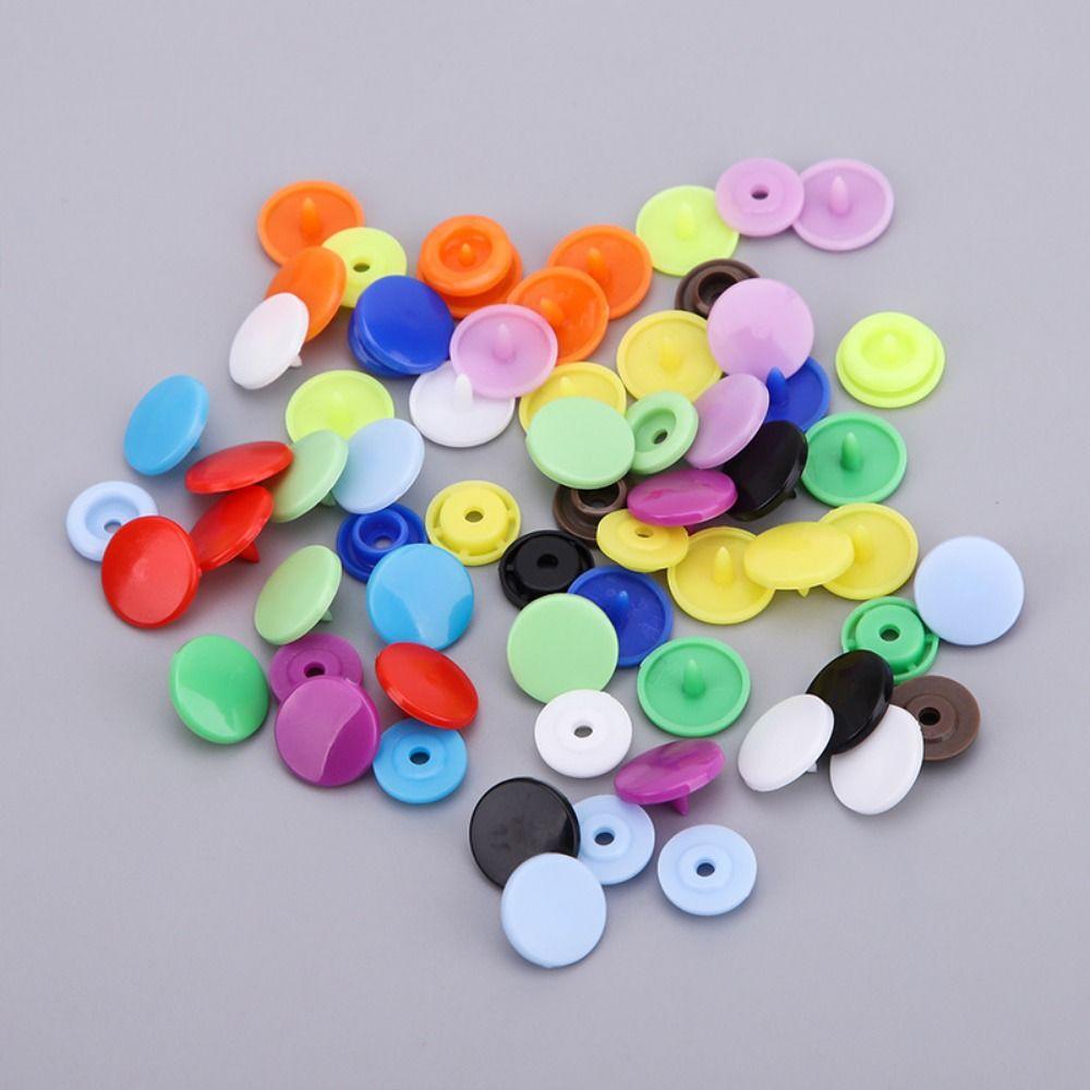 Resin Snaps Fastener Pliers Kit Colored Press Stud Buttons Snap Buttons Baby Clothes