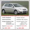Автомобильные брызговики для Toyota Corolla E120, аксессуары E130 2000 ~ 2006, брызговики переднего и заднего колеса, брызговики, брызговики