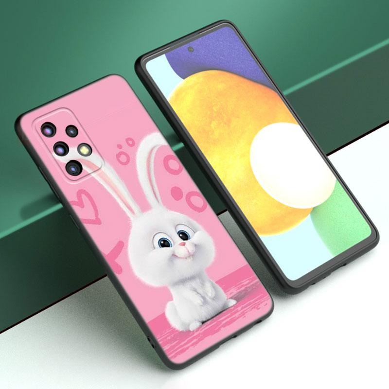 Cartoon Rabbit Phone Case For Samsung A04 A21 A30 A50 A52 S A13 A14 A22 A23 A32 A53 A73 5G A11 A12 A31 A33 A51 A70 A71 A72