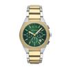 Мужские часы-хронограф Armani Exchange, двухцветные, из нержавеющей стали, AX4184