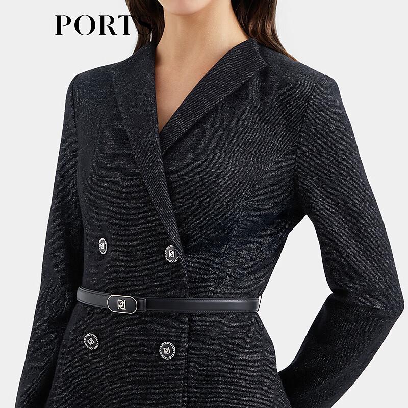 Ports Женское платье из смесовой шерсти, многослойное, пэчворк
