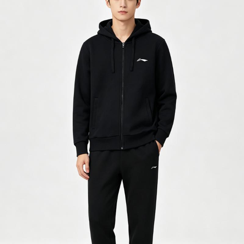 Men's Li-Ning Casual Sportswear Sets Men's Hooded (Non-detachable) Moderate