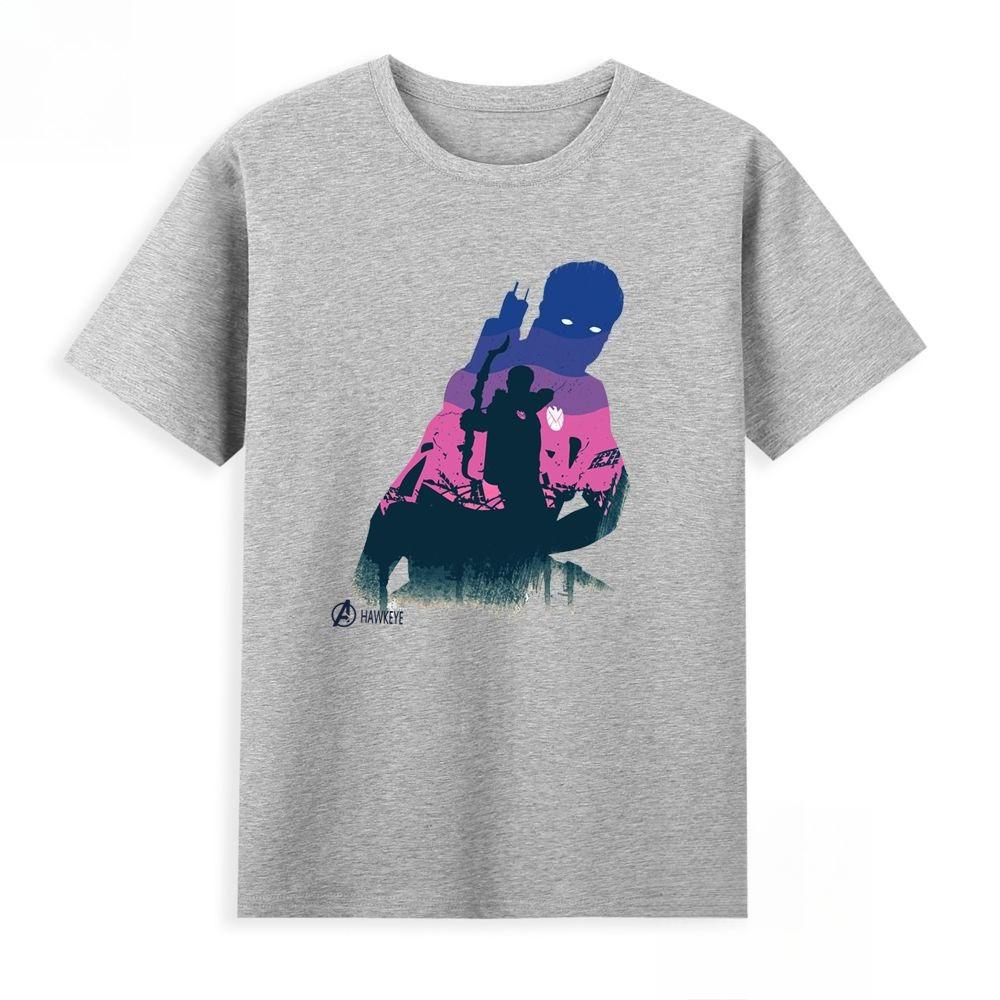 Подлинные Новые Мстители Агенты Щ.И.Т.. Повседневная футболка с принтом «Орлиный глаз» для мужчин и женщин, с короткими рукавами, куртка