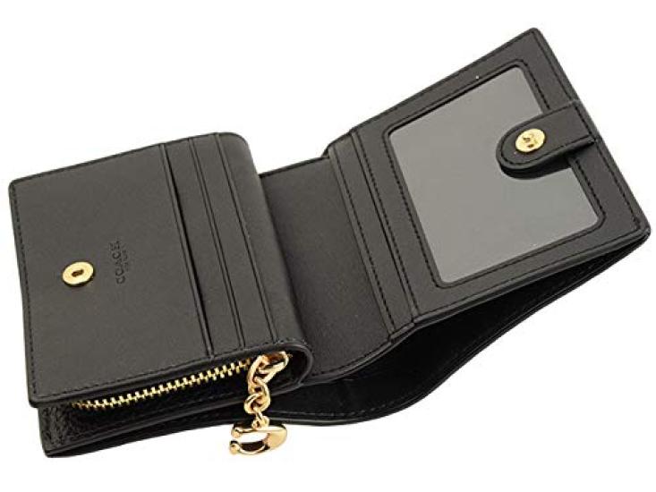 Outlet Bifold Wallet Mini Wallet Black C2862 IMBLK [Coach] Women's [Item]