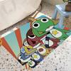 Anime Keroro Gunsou Frog Kitchen Mat Cheaper Anti-slip Modern Living Room Balcony Printed Modern Home Decor