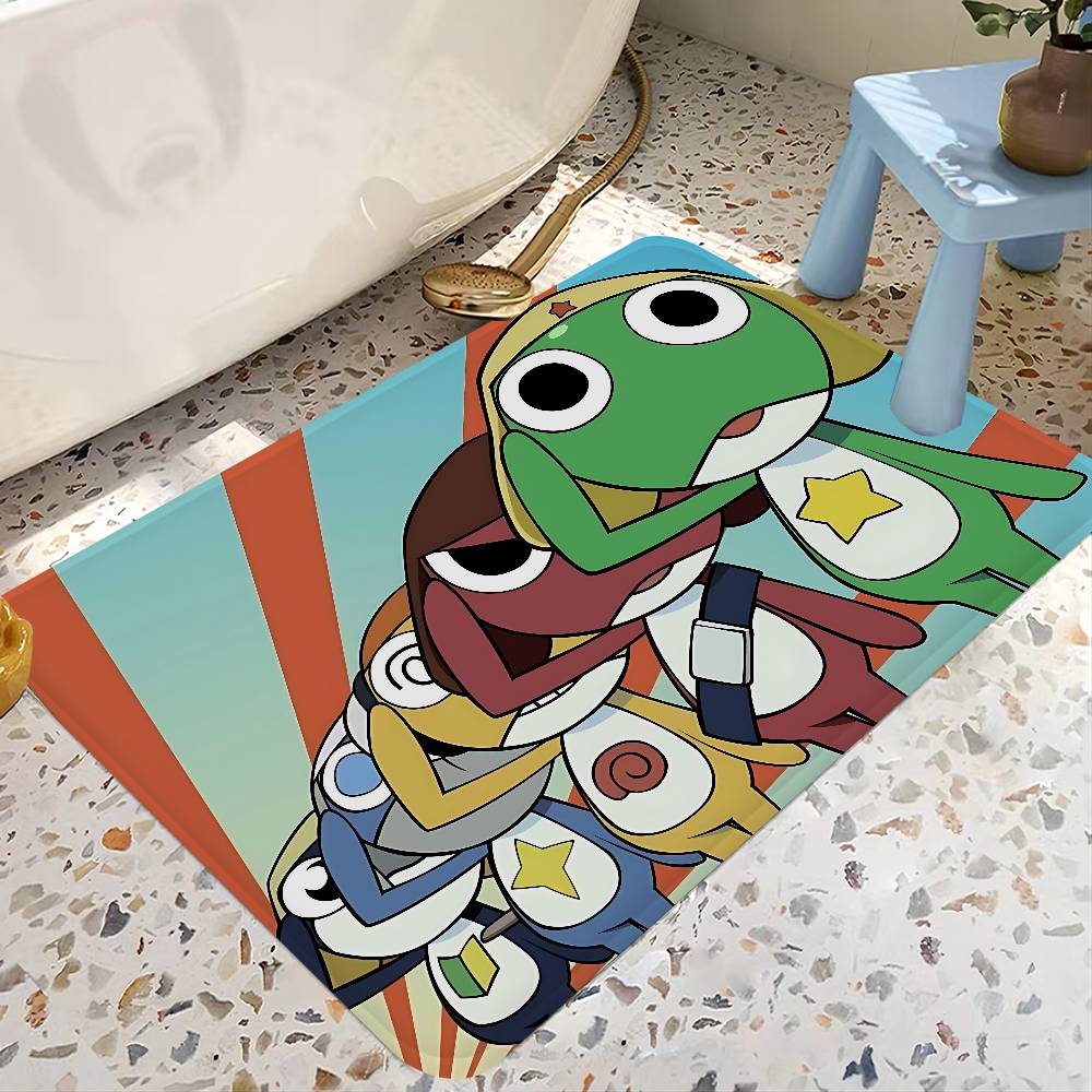 Anime Keroro Gunsou Frog Kitchen Mat Cheaper Anti-slip Modern Living Room Balcony Printed Modern Home Decor