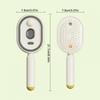 Multi functional massage comb Electric Steam Hair Brush USB-C Charging Spray Steam Smoothing Straightener Anti-Frizz Styling Com