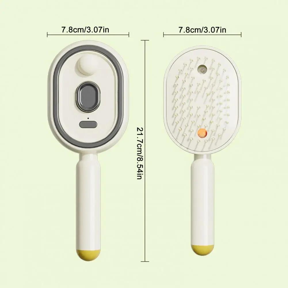 Multi functional massage comb Electric Steam Hair Brush USB-C Charging Spray Steam Smoothing Straightener Anti-Frizz Styling Com