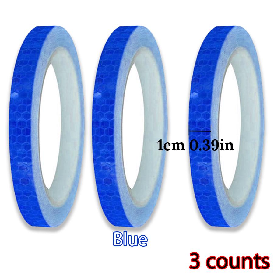 High Reflective Sticker Tape Bike Fluorescent Warning MTB Stickers Cycling Bicycle Tapes Helmet Motorcycle Scooter DIY