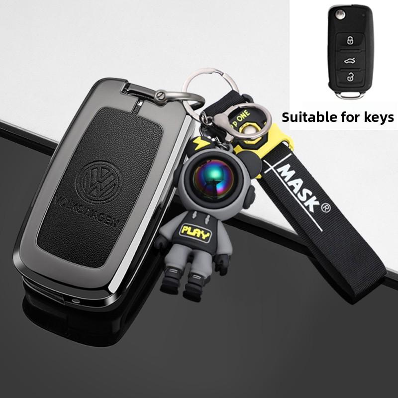 Для VOLKSWAGEN VW Чехол-обложка для корпуса автомобильного ключа Для Volkswagen VW Polo Golf Passat Tiguan Beetle Caddy T5 Up Eos Skoda Octavia Seat L