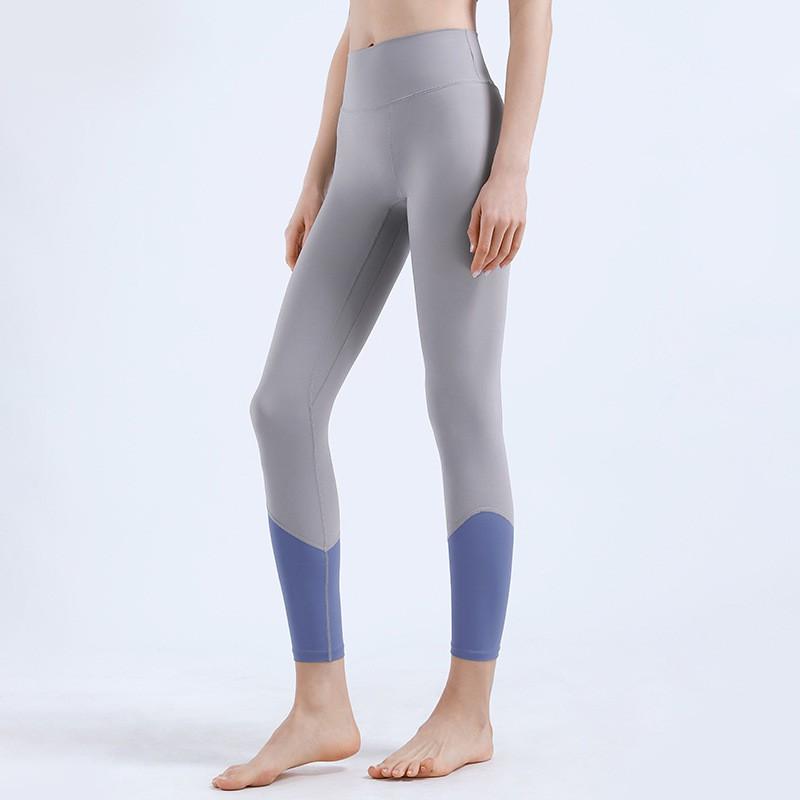 High Waist Color Block Yoga Leggings Women Fitness Running Workout Tights With Butt Lift Effect