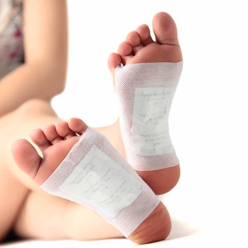 50PCS of Detoxifying Foot Patches Body Toxins Foot Slimming Cleaning Herbal Adhesive