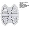 Christmas Tree Light Silicone Mold Handmade Xmas Tree Lamp Ornament Mold 4 Cavities Tree Crafts Epoxy Resin Gypsum Cement Casting Mold