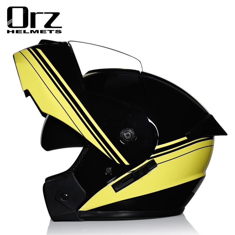Full Face Motorcycle Helmet With Dual Visor Men Women ABS Material Ventilated Riding Gear