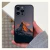 Чехол для телефона Zermatt Matterhorn Swiss Mountain для Apple iPhone 15,14,13,12,11,Pro,X,XS,Max,XR,Plus,Mini Мягкий черный чехол