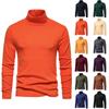 Men Roll Turtle Neck Tops T-Shirt Tee Winter Warm Thermal Long Sleeve Sweater