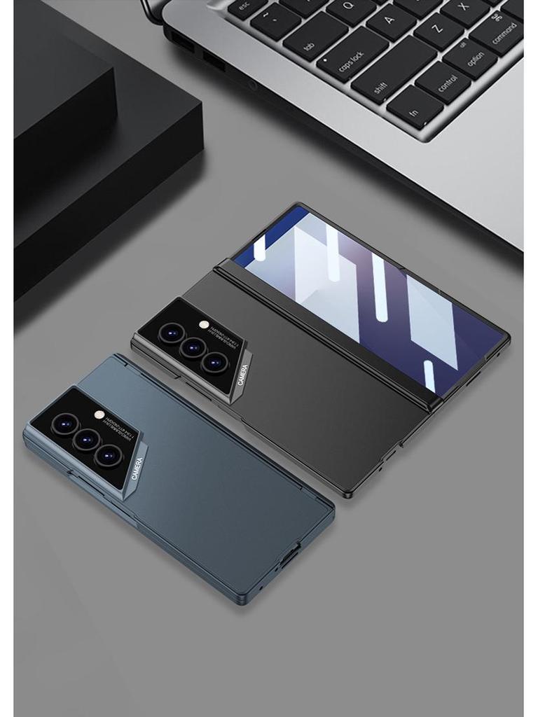 Samsung Z Fold7 Ультратонкий Чехол-Крышка с Магнитным Шарниром Raptor со Встроенной Пленкой