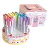 Mildliner Highlighter 40 Pen Holder Set Pens, Colors, Cake-Shaped (WKT7-40-CAKE)