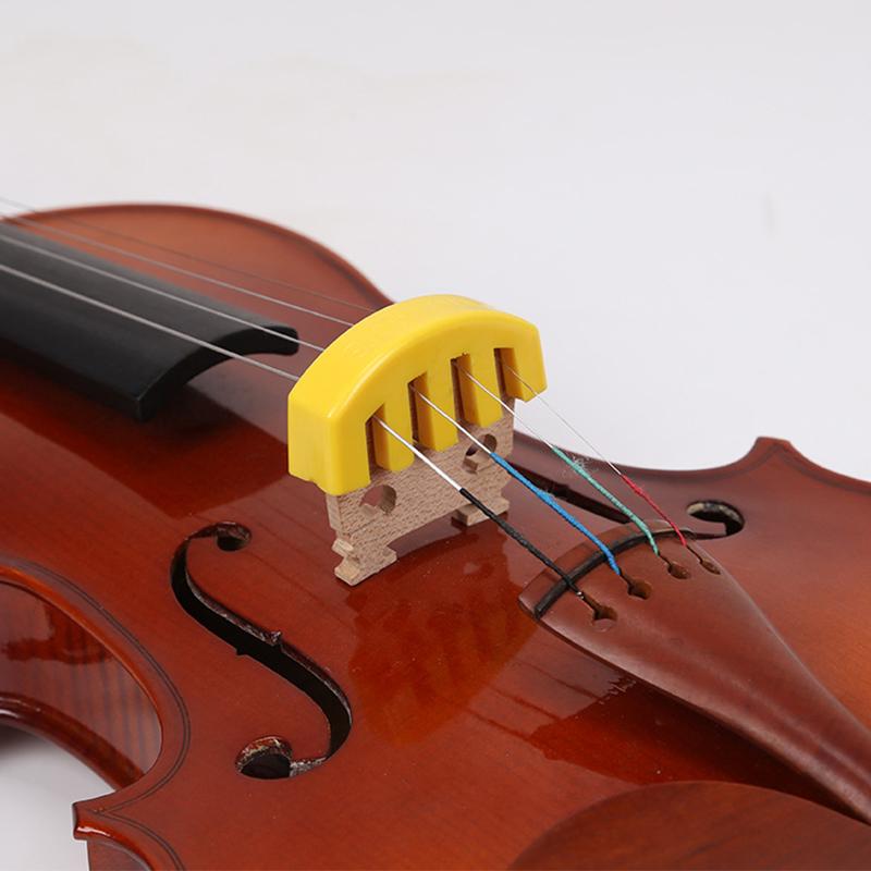 Rubber Violin Mute Silencer For 4/4 3/4 1/2 Violino Practice Accessories