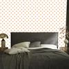 Hearts Wallpaper White, Cream and Gold 50x1000