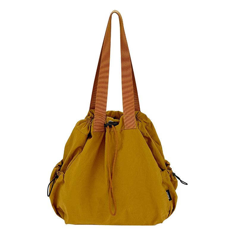 Multi-functional Backpacks For Women Nylon Large Capacity Shopper Shoulder Totes Drawstring Bag Bucket Travelling Rucksack