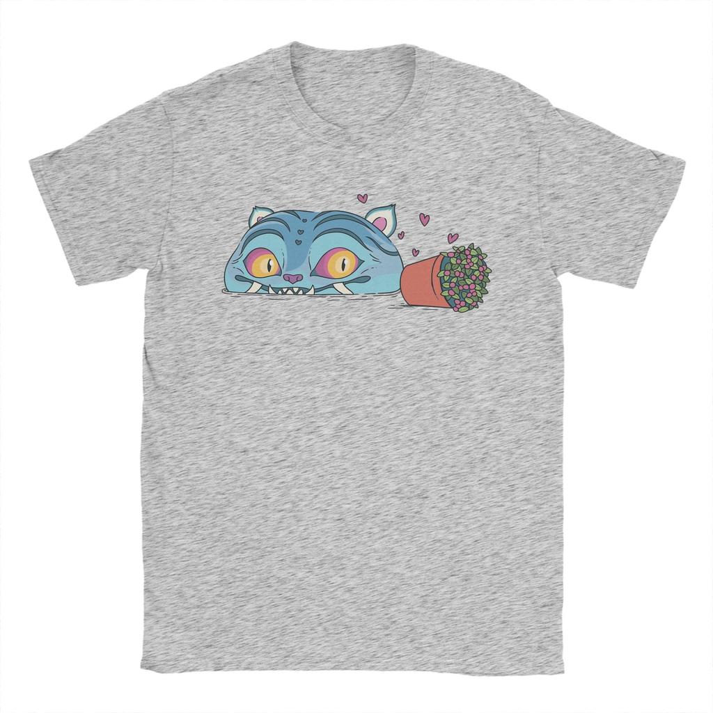 Men T-Shirt KPop Demon Hunters Derpy Humor Cotton Tees Short Sleeve  T Shirts Crewneck Clothes Plus Size